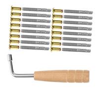 GALPADA Conjunto de Clavos para Cuerdas de Lira Llave de Afinación, Accesorio para Arpa de Lira de Material Sintético, Estructura Simple y Seguro de Usar