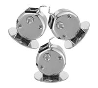 GALPADA Contador Mecánico Manual de Metal Base 3 Piezas, Contador Portátil de Clicker para Conteo Preciso de Personas y Gestión de Inventarios en Almacenes y Deportes