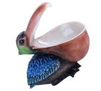 GALPADA Contenedor de Llaves Multifuncional en Resina Figura de Tucán 3D, Soporte Organizador para Joyas y Artículos Diversos, Decoración de Escritorio y Hogar, Color Natural