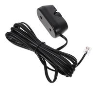 GALPADA Control de Volumen del Amplificador de Coche Control de Nivel de Audio del Coche para subwoofer Mando en línea Negro PVC fácil de Instalar para Equipos de Sonido automotriz
