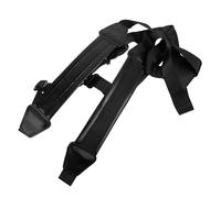 GALPADA Correa Ajustable para Saxofón Negro de Tamaño Grande, Cinturón de Hombro Suave para Saxofonistas, Accesorio para Saxofones Barítono, Tenor, Alto y Soprano, Adecuado para Aliviar