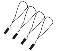 GALPADA Correa de Muñeca para Bastón de Marcha 4 Piezas Antipérdida de Poliéster Cómodo para Bastones de Senderismo y Uso en Exteriores, Accesorios de Bastón para Personas Mayores