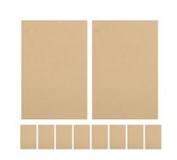 GALPADA Cuaderno Autocopiativo sin Carbón de Papel Kraft A5, Portátil y Claro para Oficina y Gestión Profesional, Pack de 10 Unidades