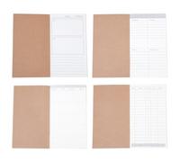 GALPADA Cuadernos de Viaje Recambio 4 Unidades, Bloc de Notas Semanal Tamaño Pequeño, Hojas Sueltas para Planificación Diaria, Semanal y Mensual, Material de Papel Portátil para Oficina