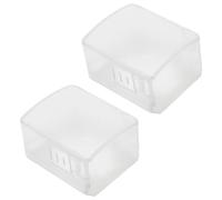 GALPADA Cubierta de Seguridad Antibloqueo para Perilla de Puerta 2 Piezas Material ABS Resistente Protección Infantil para Puertas Interiores Evita Que Se Queden Encerrados Uso