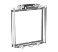 GALPADA Cubierta Protectora para Interruptor de Botón Pulsador Cuadrado 50X55 MM Cubierta Transparente de Plástico Adhesivo Protector Anti-Activación Accidental para Electrodomésticos