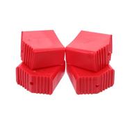 GALPADA Cubiertas de Goma Antideslizantes para Pies de Escalera Plegable 4 Piezas 2X4 CM Aislantes Resistentes para Uso en Interiores y Exteriores