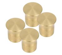GALPADA Cubiertas de Manijas de Cajón Doradas Estilo Chino Vintage, Accesorios de Muebles Diseño de Aluminio 40x50 Mm, Juego de 4 Piezas para Protección y Decoración de Tiradores