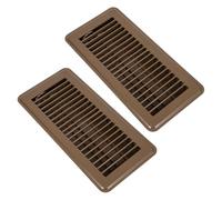 GALPADA Cubiertas de Ventilación de Piso de Metal de Hierro 4x10 Pulgadas 2piezas Protección de Limpieza y Regulación Óptima del Flujo de Aire para Sala y Oficina