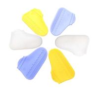 GALPADA Cubrezapatos Diseño Elástico Plegable Antideslizantes Impermeables de Silicona Reutilizables 3 Pares en Tallas S, M y L para Días de Lluvia Unisex
