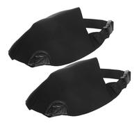 GALPADA Cubrezapatos para Botas De Esquí Unisex, Cubrezapatos Prácticos Anticongelantes, Protectores a Prueba De Viento para Senderismo y Montañismo, Tamaño Estándar, Material Resistente