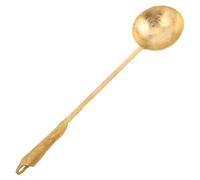 GALPADA Cuchara Sopera de Cobre Dorado para Decoración de Azúcar Tradicional China, con Mango Largo Ergonómico y Fácil de Limpiar, Adecuado para Manualidades y Cocina Casera