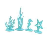 GALPADA Decoración De Escritorio De Algas Marinas Adorno Artesanal De Fieltro para Hogar y Oficina