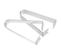 GALPADA Deshojador Ergonómico de Acero Inoxidable para Cocina Pelacables Compacto 2 Piezas Herramienta Portátil Multifuncional para Uso Diario y Extracción de Espinas