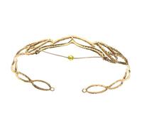 GALPADA Diadema Corona Vintage para Mujer Diadema Princesa para Bodas y Cumpleaños Accesorio Elegante para Cabello de Novia Diseño Cómodo y Ligero para Eventos Formales