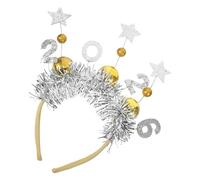 GALPADA Diadema de Año Diadema Forma de Bola de Discoteca Accesorios Cabello para Fiesta de Víspera Tocados de Nochevieja para Adultos