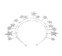 GALPADA Diadema De Despedida De Soltera Pelo De Novia Diadema De Niñas Venda Novia Soltera Tadle for Women Diademas Dama De Honor Revelar Chicas Mujer Cabello Aleación Silver