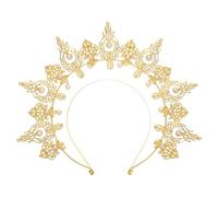 GALPADA Diadema De Diosa Griega Celestial Tocado Nupcial Aro Dorado Tocado De Reina Taira Para Fiesta De Boda Accesorios Para El Cabello B