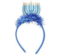 GALPADA Diadema de Hanukkah para Fiestas Diseño Intrincado y Material de Tela y Plástico, Cómoda y Versátil para Celebraciones y Eventos de Cosplay