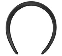 GALPADA Diadema De Satén Negro Diadema Ancha Lisa Accesorio Cabello Mujer Para Uso Diario y Ocasiones Formales