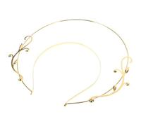 GALPADA Diadema Dorada de Aleación Elegante y Vintage para Boda y Fiesta, Tocado Único Hecho a Mano que Crea Peinados Impresionantes para Mujeres