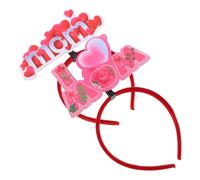 GALPADA Diadema Floral Para Mamá Tocado De Corazón Para Día De La Madre Accesorio De Fiesta 2pcs