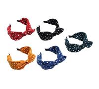 GALPADA Diademas Antideslizantes Lazo para Niñas y Mujeres, 5 Piezas en Colores Surtidos, Accesorios para Uso Diario y Celebraciones