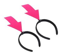 GALPADA Diademas Divertidas para Mujer 2 Pcs, Banda Cabello Flecha Rosa Fucsia, Accesorio Liviano para Fiestas y Halloween, Tocado Creativo para Sesiones de Fotos y Celebraciones