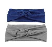 GALPADA Diademas Elásticas Anchas para Yoga y Running, Accesorios Cabello de Tela, 2 Piezas Multifuncionales Antideslizantes para Mujer