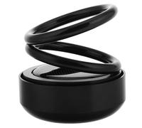 GALPADA Difusor de Energía Solar para Coche con Diseño de Anillo Doble y Suspensión, Fabricado en Aleación de Aluminio con Rotación Giratoria para Decoración Interior