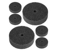 GALPADA Discos de Pulido de Nailon 75 Mm Orificio 10 Mm para Amoladora de Banco, Rueda de Pulido No Abrasiva para Metal, Mármol y Piedra, Kit de 6 Unidades para Acabado y Lijado