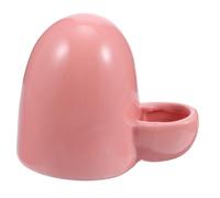 GALPADA Dispensador De Agua para Hámster y Animales Pequeños, Mini Fuente De Agua Cerámica, Tamaño Compacto Rosa, para Jaula y Cuidado De Mascotas Pequeñas