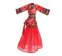 GALPADA Doll Outfit Vintage Hanfu Dress Delicate Chinese Princess Costume Traditional Suit Compatible with Various Dolls For Birthday Holiday