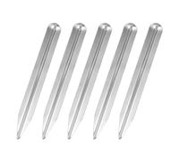 GALPADA Espátulas de Laboratorio de Acero Inoxidable 15 Cm, Juego de 5 Unidades Punta Redondeada para Mezcla, Transferencia y Manipulación Precisa de Polvos y Pastas en Entornos