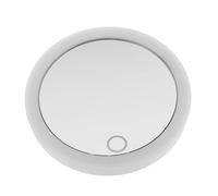 GALPADA Espejo de Maquillaje LED Recargable con Luz Suave Espejo Compacto de Viaje con Triple Ventosa para Tocador y Baño