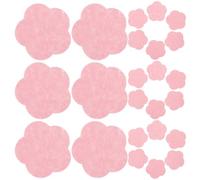 GALPADA Esponja Facial Multifunción de Algodón de Fibra Rosa, Depurador Compacto Portátil para Limpieza y Desmaquillado Delicado, Paquete de 30 Unidades