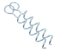 GALPADA Estacas en Espiral para Perros y Cachorros, 2 Piezas, Acero Resistente, 25 Cm, Fijación para Tienda de Campaña y Trampolín, Accesorio para Camping y Actividades al Aire Libre