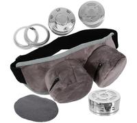 GALPADA Estuche Portátil para Moxibustión Caja de Acero Resistente, Cinturón de Moxa Ajustable sin Humo, Aislamiento Térmico para Uso Doméstico en Cuello, Rodilla y Abdomen