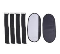 GALPADA Extensor de Parasol para Parabrisas Delantero de Coche, Bloqueador Solar Antideslumbrante Ajustable, Protección para Visera Delantera, Par de Extensores para Conducción Segura