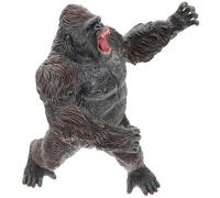 GALPADA Figura De Animal Salvaje Simulación Gorila para Niños, Tamaño Único, Plástico Sólido, Juguete Cognitivo Educativo, Decoración Temática De Vida Silvestre,