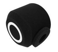 GALPADA Filtro Antipop Esponja para Micrófono C1 Eléctrico, Cubierta Insonorizada Negra y Marco, Espuma Absorbente de Sonido Anillo Antideslizante para Micrófonos de Conferencia