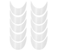GALPADA Forro de reparación del ala del Sombrero 15 Piezas plástico Blanco Visera Compatible con Gorras de Tenis y béisbol para confección y arreglo Manual