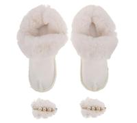 GALPADA Forros de Felpa para Botas y Pantuflas Blancos de Invierno Inserto Peludo, Resistente al Viento y Secado Rápido para Mujeres