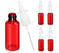 GALPADA Frascos Pulverizadores Vacíos de 30 Ml Botellas Spray Nasal Transparentes de Plástico PET Paquete de 5 Unidades para Viaje y Uso Portátil Niebla Fina y Rociador Blanco