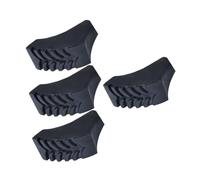 GALPADA Funda Antideslizante de Caucho para Bastones de Trekking, Juego de 4 Piezas, Protección Resistente y Compatible Bastones de 3 y 4 Secciones para Senderismo y Camping