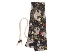 GALPADA Funda para Baquetas Bolsa de Almacenamiento de Tela de Algodón Soporte Portátil para Baquetas de Batería Capacidad 2-3 Pares Ligera y Fácil de Transportar para Actividades al Aire Libre