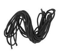 GALPADA Funda para Gestión de Cables Negra 5 Mm, Manguito Textil Enrollable Ignífugo Pet, 1 Metro X 10 Unidades, Organizador Flexible para Protección y Orden de Cables de Escritorio