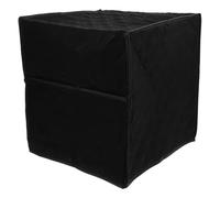 GALPADA Funda Reutilizable para Máquina de Café 34x33x36 Cm, Protector Antipolvo Negro a Cuadros, Cubierta Resistente a Salpicaduras para Cafeteras Espresso en Cocina