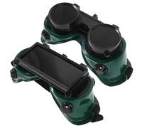 GALPADA Gafas de seguridad para soldar industrial, 2 unidades, protección doble capa, contra salpicaduras, para soldadores, con marco suave y diseño de tapa abatible Varios estilos