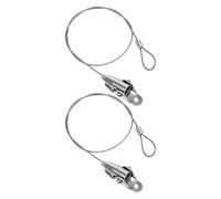 GALPADA Gancho de Alambre de Acero 304 para Techo, Fijo, 2 Piezas, Percha para Colgar Cuadros y Carteles, Gancho Resistente para Pared, Uso Interior y Exterior, Accesorios para Colgar